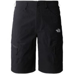 Spodenki turystyczne męskie The North Face M Exploration Short. Czarne szorty sportowe męskie The North Face, bez wzorów, sportowe. Za 287.00 zł.