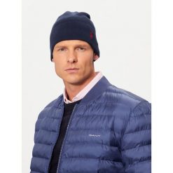 Czapka Polo Ralph Lauren. Niebieskie czapki męskie Polo Ralph Lauren, na zimę, bez wzorów. Za 319.99 zł.