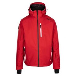 Męska Kurtka Narciarska Graham DLX. Czerwone kurtki narciarskie i snowboardowe męskie Trespass, na zimę, m, bez wzorów, bez kaptura, narciarskie. Za 526.99 zł.