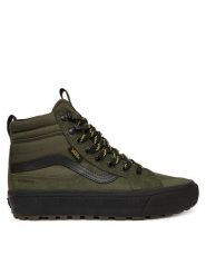 Vans Tenisówki MTE Sk8-Hi Waterproof Insulated VN000DAQ2031 Khaki. Brązowe trampki męskie Vans, bez wzorów, z materiału, bez zapięcia. Za 529.99 zł.