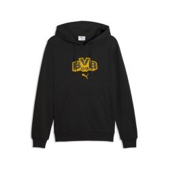 Męska bluza z kapturem ftblCULTURE Borussia Dortmund PUMA. Czarne bluzy z kapturem męskie Puma, m, bez wzorów, z kapturem. Za 279.00 zł.