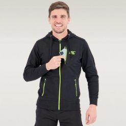 Męska bluza z kapturem ULTRASOFT. Czarne bluzy z kapturem męskie BODYCROSS, l, bez wzorów, z materiału, z kapturem. Za 322.99 zł.