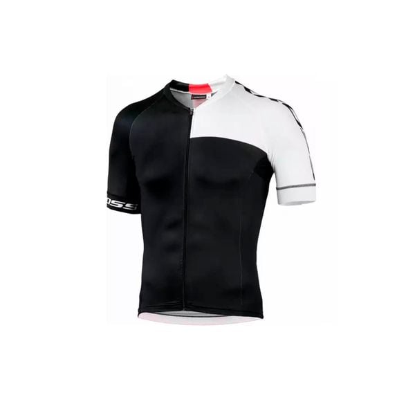 Koszulka Kross Czarny Biały - Pro Jersey. Białe t-shirty sportowe męskie KROSS BIKES, bez wzorów, z jersey, sportowe, bez ramiączek. Za 179.00 zł.