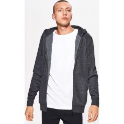 Zapinana bluza BASIC z kapturem - Szary. Bluzy rozpinane męskie marki Cropp. W wyprzedaży za 69.99 zł.