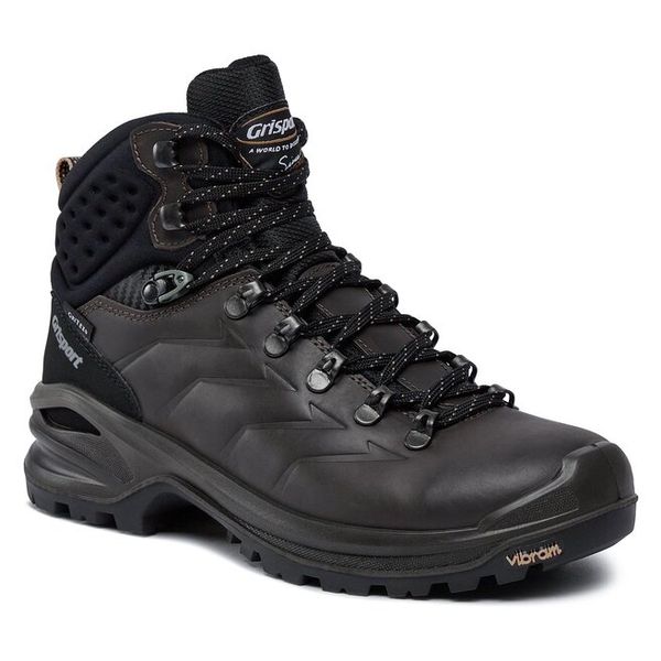 Trekkingi Grisport. Brązowe buty trekkingowe męskie Grisport, bez wzorów, bez zapięcia, trekkingowe. Za 399.99 zł.