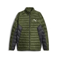 Kurtka uniwersalna męska Puma Packlite Primaloft. Zielone kurtki męskie Puma, m, bez wzorów, z puchu, klasyczne, bez ramiączek, bez kaptura. Za 261.40 zł.