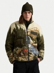 Polo Ralph Lauren Polar 710980791001 Zielony Relaxed Fit. Zielone bluzy z polaru męskie Polo Ralph Lauren, m, bez wzorów, z polaru, bez ramiączek, bez kaptura. Za 1,899.00 zł.