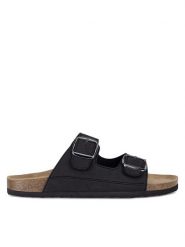 Lanetti Klapki 7410990001 Czarny. Czarne klapki i japonki męskie Lanetti, bez wzorów, z syntetyku. Za 79.99 zł.