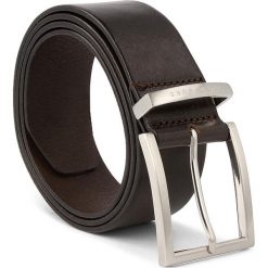 Pasek Męski BOSS - Buddy 50292246 Dark Brown 202. Brązowe paski męskie Boss, w paski, ze skóry. W wyprzedaży za 309.00 zł.