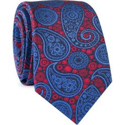 Krawat jedwabny KWWR000311. Białe krawaty i muchy męskie Giacomo Conti, z jedwabiu, eleganckie. Za 129.00 zł.