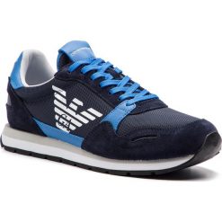 Sneakersy EMPORIO ARMANI - X4X215 XL198 A584 Blue/Limoges/Night. Buty sportowe na co dzień męskie marki Emporio Armani. W wyprzedaży za 549.00 zł.