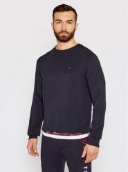 Tommy Hilfiger Bluza Track Top UM0UM01928 Granatowy Regular Fit. Niebieskie bluzy nierozpinane męskie Tommy Hilfiger, m, bez wzorów, bez ramiączek, bez kaptura. Za 299.99 zł.