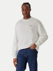 Calvin Klein Jeans Bluza LV04RC273G Biały Regular Fit. Białe bluzy nierozpinane męskie Calvin Klein Jeans, m, bez wzorów, z bawełny, bez ramiączek, bez kaptura. Za 369.99 zł.