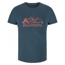 Loap Koszulka Męska Buson Niebieski Xl. Niebieskie t-shirty sportowe męskie Loap, z nadrukiem, z bawełny, sportowe, z krótkim rękawem. Za 65.00 zł.