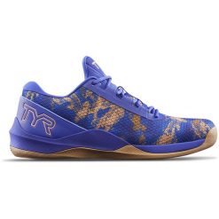 Buty treningowe męskie na siłownię TYR CXT2 Trainer. Niebieskie buty treningowe męskie TYR, bez wzorów, bez zapięcia, na fitness i siłownię. Za 667.03 zł.