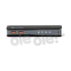 Platinet Leather 15000 mAh (czarny). Czarne powerbanki Platinet. Za 99.99 zł.