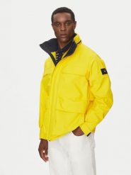 Tommy Hilfiger Kurtka przejściowa Regatta Mid Length Jacket MW0MW39200 Żółty Loose Fit. Żółte kurtki męskie Tommy Hilfiger, m, bez wzorów, z syntetyku, bez ramiączek, bez kaptura. Za 1,009.00 zł.