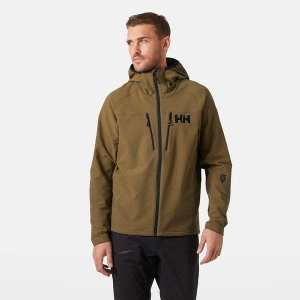 Kurtka narciarska Helly Hansen Odin Pro. Brązowe kurtki narciarskie i snowboardowe męskie Helly Hansen, na zimę, m, bez wzorów, bez kaptura, narciarskie. Za 929.00 zł.