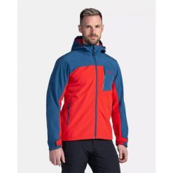 Męska kurtka softshel Kilpi RAVIO-M. Czerwone kurtki softshell męskie Kilpi, l, bez wzorów, z softshellu, bez kaptura, trekkingowe. W wyprzedaży za 159.00 zł.