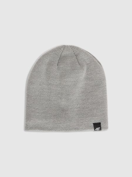 4F Czapka zimowa męska - szara L. Szare czapki męskie 4f, na zimę, bez wzorów. Za 49.99 zł.