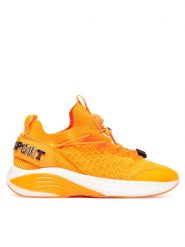 Plein Sport Sneakersy SAES USC0751 STE003N Pomarańczowy. Brązowe buty sportowe na co dzień męskie Plein Sport, m, bez wzorów, z materiału, sportowe, bez ramiączek, bez kaptura. Za 449.99 zł.