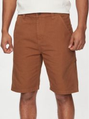 Lee Szorty materiałowe Carpenter 112349191 Brązowy Relaxed Fit. Brązowe szorty męskie Lee, bez wzorów, z bawełny. Za 189.00 zł.