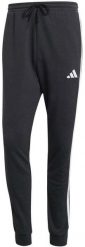 Spodnie męskie adidas Essential 3-Stripes French Terry czarne JD1881 3XL. Czarne długie spodnie sportowe męskie ADIDAS, bez wzorów. Za 218.59 zł.
