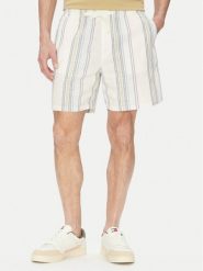 Tommy Jeans Szorty materiałowe DM0DM21948 Écru Regular Fit. Szorty męskie Tommy Jeans, bez wzorów, z bawełny. Za 179.99 zł.
