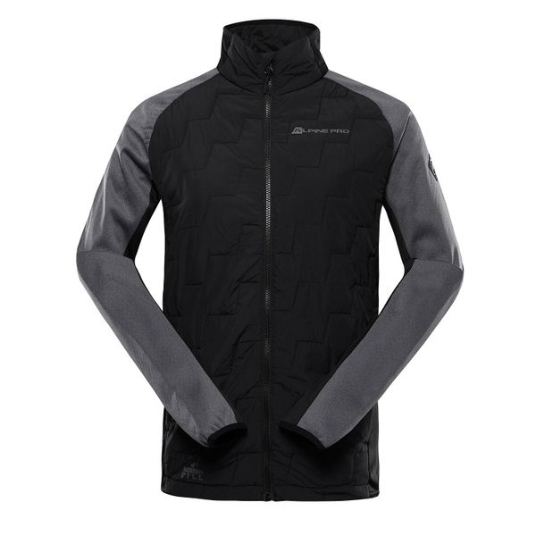 Bluza męska sportowa z wełną merino Alpine Pro Jorw. Czarne bluzy bez kaptura męskie Alpine Pro, m, bez wzorów, z wełny, sportowe, bez ramiączek, bez kaptura. W wyprzedaży za 239.00 zł.