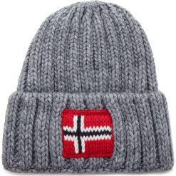 Czapka NAPAPIJRI - K Semiury 2 N0YID2 Med Grey Mel 160. Szare czapki męskie Napapijri, z materiału. W wyprzedaży za 139.00 zł.