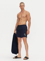 Jack & Jones Szorty kąpielowe Maui 12278729 Granatowy Regular Fit. Niebieskie kąpielówki męskie Jack & Jones, bez wzorów, z syntetyku. Za 99.99 zł.