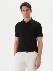 BOSS Polo Pallas 50553564 Czarny Regular Fit. Czarne koszulki polo męskie Boss, m, bez wzorów, z bawełny, bez kołnierzyka, bez ramiączek. Za 499.99 zł.