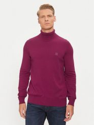 Boss Sweter Akiro S 50527573 Czerwony Regular Fit. Czerwone kardigany męskie Boss, m, bez wzorów, z bawełny, bez ramiączek. Za 309.99 zł.