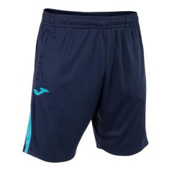 Szorty Joma Championship VII. Niebieskie szorty sportowe męskie Joma, bez wzorów, sportowe. W wyprzedaży za 104.15 zł.