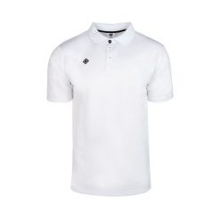 Koszulka polo męska z krótkim rękawem Acay: innowacyjna technologia dla optymaln. Białe koszulki polo męskie IZAS, m, bez wzorów, bez kołnierzyka, bez ramiączek. W wyprzedaży za 160.83 zł.