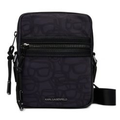 Saszetka KARL LAGERFELD. Czarne saszetki męskie KARL LAGERFELD, bez wzorów, małe. Za 649.99 zł.