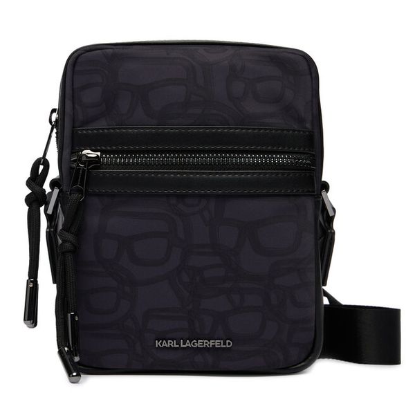 Saszetka KARL LAGERFELD. Czarne saszetki męskie KARL LAGERFELD, bez wzorów, małe. Za 649.99 zł.