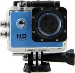 Kamera SJCAM SJ4000 niebieska. Niebieskie kamery sportowe SJCAM. Za 243.08 zł.