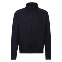 Męska Klasyczna Gładka Bluza Dresowa. Niebieskie bluzy nierozpinane męskie Fruit of the Loom, m, bez wzorów, z dresówki, klasyczne, bez ramiączek, bez kaptura. Za 114.99 zł.