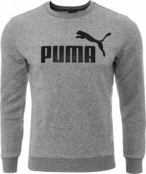 Puma Bluza męska Puma ESS Big Logo Crew FL szara 586678 03 L. Szare bluzy nierozpinane męskie Puma, l, bez wzorów, bez ramiączek, bez kaptura. Za 182.84 zł.