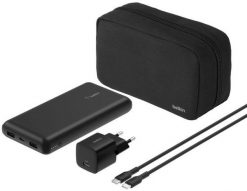 Belkin BoostCharge 20000 mAh Czarny. Czarne powerbanki Belkin. Za 332.76 zł.