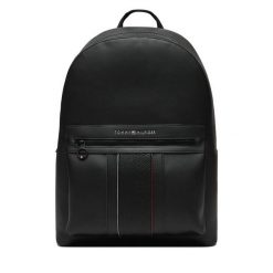 Plecak Tommy Hilfiger. Czarne plecaki męskie Tommy Hilfiger, bez wzorów. Za 369.99 zł.