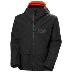 Kurtka narciarska Helly Hansen Emiko Shell. Czarne kurtki narciarskie i snowboardowe męskie Helly Hansen, na zimę, m, bez wzorów, bez kaptura, narciarskie. Za 1,399.00 zł.