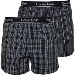 Calvin Klein bokserki męskie podwójne opakowanie M czarne. Czarne bokserki męskie Calvin Klein, m, bez wzorów, z bawełny. Za 169.00 zł.