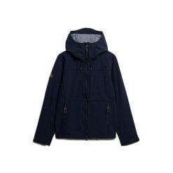 Bluza z kapturem Superdry Softshell Tech. Niebieskie bluzy z kapturem męskie Superdry., m, bez wzorów, z softshellu, z kapturem. W wyprzedaży za 383.50 zł.