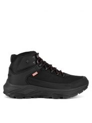Hunter Trekkingi H8-138 Czarny. Czarne buty zimowe męskie Hunter, bez wzorów, z materiału, sportowe, bez obcasa, bez zapięcia. Za 399.99 zł.