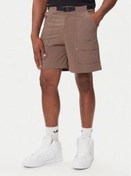 Adidas Szorty materiałowe Premium Essentials Utility Cargo JW1081 Brązowy Loose Fit. Brązowe szorty męskie ADIDAS, bez wzorów, z materiału. Za 249.99 zł.