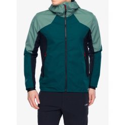Kurtka przeciwdeszczowa męska CMP Vextrix. Zielone kurtki męskie CMP, m, bez wzorów, sportowe, bez ramiączek, bez kaptura. Za 425.19 zł.