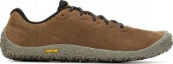 Buty trekkingowe męskie Merrell Merrell Vapor Glove 6 LTR J067863 Brązowe 45. Brązowe buty trekkingowe męskie Merrell, bez wzorów, bez zapięcia. Za 541.61 zł.