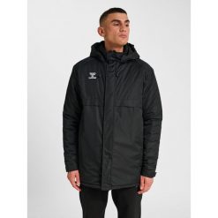 Parka Hummel GO. Czarne parki męskie HUMMEL, na zimę, m, bez wzorów, bez kaptura. Za 425.30 zł.